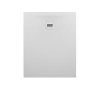 RIHO Velvet Sole receveurs de douche rectangulaires, écoulements 90mm, ultra-plat, montage sur et dans le sol, blanc mat, D006003105, D006003105, Versione: 1000x800x30/15mm