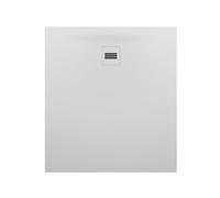 RIHO Velvet Sole receveurs de douche rectangulaires, écoulements 90mm, ultra-plat, montage sur et dans le sol, blanc mat, D006007105, D006007105, Versione: 1000x900x30/15mm
