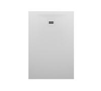 RIHO Velvet Sole receveurs de douche rectangulaires, écoulements 90mm, ultra-plat, montage sur et dans le sol, blanc mat, D006004105, D006004105, Versione: 1200x800x30/15mm