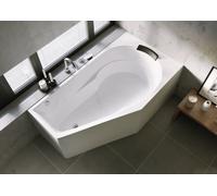 RIHO Yukon baignoires d'angle, variante Plug&Play, 1 place, 160x90x62cm, 175 litres, blanc, B009012005, B009012005, Versione: Versione sinistra