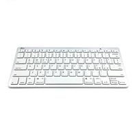 Rii BT09 Bluetooth (layout ITALIANO) - Tastiera ultra sottile per Tablet, Smartphone, Mini PC, Computer, PlayStation - Colore BIANCO