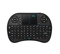 Rii Mini i8 - Tastiera Wireless Ergonomica con Mouse Touchpad per Smart TV, PC, HTPC, Console, Computer (Layout Italiano)