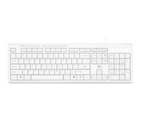 Rii RK907 - Tastiera ultra-sottile compatta con cavo USB per Mac e PC, Windows 10/8/7/Vista/XP (bianco)