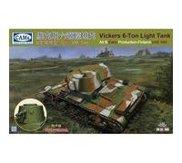RIICH MODELS - Modello Char Vickers 6-Ton Light Tank Alt B Command versione 35006 1/35° Modello Char Promo