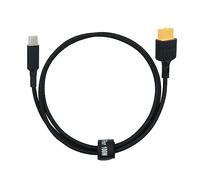 RIIEYOCA Cavo di ricarica da USB C a XT60, cavo adattatore da tipo C a XT60 femmina 100W 20V/5A per drone, energia di accumulo, alimentazione esterna, alimentazione del monitor FPV Skyzone (1M)