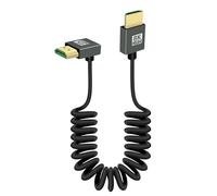 RIIEYOCA Cavo HDMI a HDMI Corto di 8K a 90 Gradi, Angolo Verso l'alto 48Gbps Alta Velocità HDMI2.1 Supporta 8K@60Hz, Compatibile con Videocamere, Monitor (Verso l'alto)