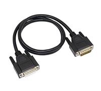 RIIEYOCA Cavo seriale DB15 maschio-femmina, cavo passante dritto con connettore a 15 pin placcato oro, per la comunicazione di dati 1M（Nero）