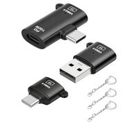 RIIEYOCA Lettore di schede micro SD, lettore di schede SD a USB C, USB C e USB A e tipo C, da 1 a 2 porte, compatibile con micro SDXC, Micro SDHC, Micro SD, telefono, pad, laptop