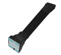 RIIEYOCA Scheda Madre Cavo di Prolunga USB 3.0 Header Splitter, 19-Pin/20-Pin 1 Femmina a 2 Maschi Splitter Cavo Interno fai da te.(15cm/5.8 in)