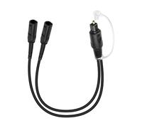 RIIEYOCA Splitter Ottico Audio Digitale 1 in 2 Uscite, Toslink Cavo Audio Ottico 1 Spina a 2 Prese per Home Theater, Lettore Blu-ray, Sistema Stereo (mf, 0,3m)