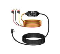 RIIEYOCA Usb-C Dash Cam Hardwire Kit con Schermo Led 3-lead Acc Hardwire Kit per Dash Cam, 12v-24v a 5v Tipo-C Hard Wiring Kit Cavo di Alimentazione, Supporta Modalità ACC (3,5 m)