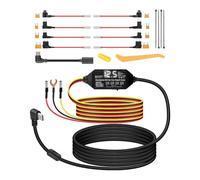 RIIEYOCA Usb-C Multi-size Dash Cam Hardwire Kit con Schermo Led 3-lead Acc Hardwire Kit per Dash Cam 12v-24v a 5v Tipo-C Hard Wiring Kit Cavo di Alimentazione, Supporto Modalità ACC (3,5 m)
