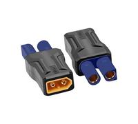 RIIEYOCA XT60 a EC5 Connettore, XT60 Maschio a Maschio EC5 Connettore Senza Cavo Adattatore per Auto RC, FPV Drone, LiPo Batteria, Portatile Alimentatori, ecc (mm)