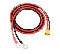 RIIEYOCA XT60 a O Ring Terminal cavo, XT60 maschio a O Ring cavo connettore, con 1M 12AWG filo di silicio, per RC Lipo batteria FPV Drone Racing (1M/3.3FT)