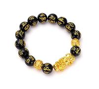 Riiichflowshop Bracciale Pixiu Bracciale ricchezza Porta Fortuna e ricchezza Ricchezza Braccialetti Feng Shui Gioielli amuleto Fortunato per Uomo Donna Lega