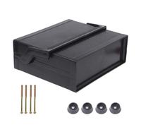 Riiichflowshop Scatola di Progetto per Custodia Elettronica in plastica Impermeabile Nera 200x175x70mm Plastica