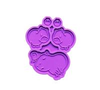 Riiichflowshop Stampo in Silicone Stampo a Forma di Capibara Stampi per ciondoli in Resina epossidica Unici Strumento per la creazione di Gioielli per Appassionati di Silicone