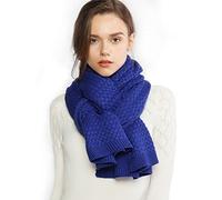 RIIQIICHY Sciarpa Blu Donna Invernale Sciarpone Inverno Sciarpe Invernali Morbide Spessa Maglia Pashmina Scialle Caldo Regalo Donna Compleanno Natale Utili