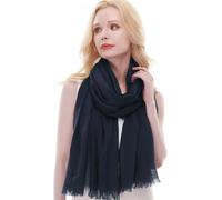 RIIQIICHY Sciarpa Blu Foulard Donna Pashmina Scialle Stola Elegante Cerimonia Invernale Primaverile Leggera Morbide Lunga Autunnale Estiva