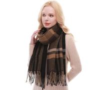 RIIQIICHY Sciarpa Donna Invernale Pashmina Scialle Caldo Regalo Natale Donna Compleanno sciarpone inverno Scozzese Colorata