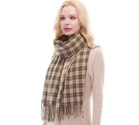 RIIQIICHY Sciarpa Donna Invernale Pashmina Scialle Caldo Regalo Natale Donna Compleanno sciarpone inverno Scozzese Colorata
