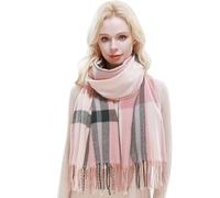 RIIQIICHY Sciarpa Donna Invernale Pashmina Scialle Caldo Regalo Natale Donna Compleanno sciarpone inverno Scozzese Colorata