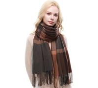 RIIQIICHY Sciarpa Donna Invernale Pashmina Scialle Caldo Regalo Natale Donna Compleanno sciarpone inverno Scozzese Colorata
