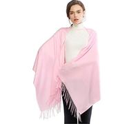 RIIQIICHY Sciarpa Rosa Donna Pashmina Scialle Invernale Caldo Stola Elegante Cerimonia Regalo Donna