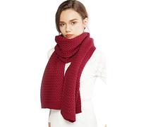 RIIQIICHY Sciarpa Rosso Donna Invernale Sciarpone Inverno Sciarpe Invernali Morbide Spessa Maglia Pashmina Scialle Caldo Regalo Donna Compleanno Natale Utili