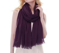 RIIQIICHY Sciarpa Viola Foulard Donna Pashmina Scialle Stola Elegante Cerimonia Invernale Primaverile Leggera Morbide Lunga Autunnale Estiva