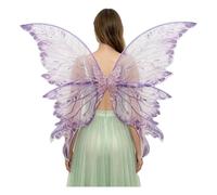 Riismen Accessori Cosplay La Festa Pasqua E Halloween Set Di Ali Di Fate | Stupendo Design Farfalla,Progetto Regolabile,Adatto Ogni Occasione,Festa,Di Cosplay,Carnevale,Lolita,Rave,Costume In Maschera