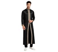 Riismen Kaftan Uomo Langarm Abaya Vestito Feste E Cena Marocchina Satin Lucente E Secco Kaftan Dubai Vestito