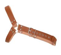 Riismen Uomo Guaina Torace Sexy Reggiseno Erotico Cinghie Corpo Punk Gotico Imbracatura Corpo Lingerie Sexy Abbigliamento Club Nightclub Carnevale Costume Accessori Marrone Taglia unica
