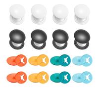 Riisoyu 16 magneti per numero iniziale, numero iniziale, magneti con 8 bottoni in tessuto, clip magnetiche, supporto magnetico per numero di partenza per maratona, mezza maratona