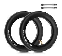 Riisoyu 2 pezzi Camera d'Aria, 12 1/2"x 2 1/4" con Valvola a gomito ad 2 Angolo 45° Doppio spessore Ruote di ricambio per Passeggino Tricicli e Biciclette per Bambini