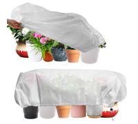 Riisoyu 2 Pezzi Cappuccio Protezione Invernale per Piante, Copertura Antigelo Piante Sacco Protettivo Tessuto Non Tessuto Sacchetto di Stoccaggio con Coulisse Copri Teli Protettivi 100x40x45cm
