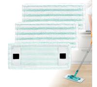 Riisoyu 3 panni di ricambio per lavapavimenti Leifheit Clean Twist M Ergo Micro Duo, panno di ricambio per Leifheit Pulire rapidamente le macchie