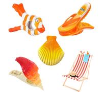 Riisoyu 4 Pezzi Mollette per Asciugamani da Spiaggia, Clip per Asciugamani da Spiaggia Infradito Mollette per Asciugamano Piscina mollette per Vestiti in Plastica per Sedie da Spiaggia per Vacanze