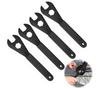 Riisoyu 4 Pezzi Set Chiavi Coniche Bicicletta, 13/14/15/16mm Chiave a Cono Ciclismo Chiave per Mozzo Ruota Dado Assale Installare Rimozione Strumenti di Riparazione Della Bicicletta Acciaio Carbonio