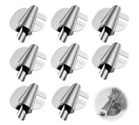 Riisoyu 8 piedini per cucire con orlo arrotolato, accessori per macchine da cucire (3-10 mm)