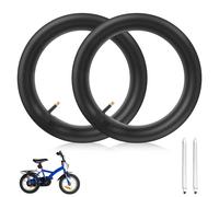 Riisoyu Confezione da 2 Camere d'Aria 16x1,75/2,25, Camere d'Aria di Ricambio With Valvola Schrader per City Bike Bici Bicicletta Bambino 16 Pollici Camere d'Aria