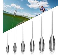 Riisoyu Fishing Sbirolino Set, 6 Pezzi Fishing Bombarda Semi Affondante 8-25 g Bombarda Galleggiante Lentamente Affondante Galleggiante per Carpe trote Pesce persico e Lago Accessori da Pesca