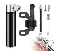 Riisoyu Mini Pompa Bici, 120 PSI Mini Pompa Portatile per Bicicletta Pompa per Pallacanestro Pompa da Strada per Bici da Strada Compatibile con Valvola Presta/Schrader per Bici da Corsa, Mountain Bike