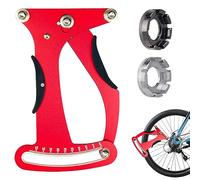 Riisoyu Misuratore di Tensione per Raggi, con 2 Tira Raggi Strumento di Misurazione di Tensione dei Raggi della Bicicletta Bicicletta Raggi Tensione Misuratore Calibrazione Strumento per Tutti i Raggi