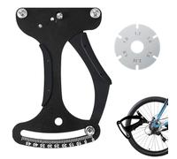 Riisoyu Misuratore di Tensione per Raggi, con Tabella di confronto delle sollecitazioni Misurazione di Tensione dei Raggi della Bicicletta Bicicletta Raggi Tensione Misuratore Calibrazione Strumento