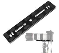 Riisoyu Piastra a sgancio rapido, 200 mm, universale per fotocamera, piastra a sgancio rapido, professionale, supporto per treppiede, testa sferica