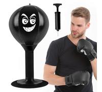 Riisoyu Punching ball tavolo ufficio punching ball con ventosa, resistente palla funpunch Rage Bag Desktop Punching Bag Mini sacco da boxe per attività a casa e in ufficio per alleviare lo stress