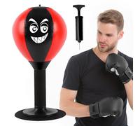 Riisoyu Punching ball tavolo ufficio punching ball con ventosa, resistente palla Rage Bag Desktop Punching Bag Mini sacco da boxe per attività a casa e in ufficio per alleviare lo stress