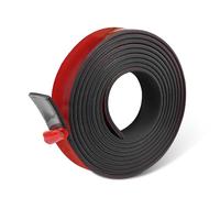 Riisoyu Strisce di Gomma Autoadesive, 3.2m x 25mm x 3mm Striscia Gommato Adesiva Tappetino in Neoprene Adesivo Rotolo Antiscivolo Foglio Fai Da Te Guarnizione Solida per Pavimenti Isolamento Copertura