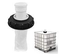 Riisoyu Testa dritta IBC con filtro, Nylon Filtro Coperchio IBC con DN 150 Filtro per Acqua Piovana Filtro Coperchio IBC Accessori Serbatoio per Contenitore Serbatoio Acqua Piovana